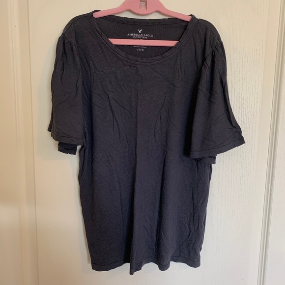 American Eagle Outfitters Tops - American Eagle Gray Cotton T Shirt